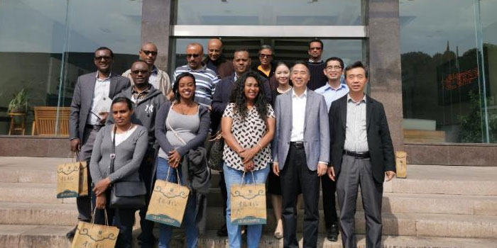 Visita della delegazione del governo etiope